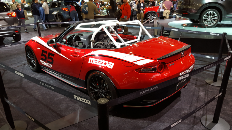 Illustration for article titled Mazda Miatas at the 2016 New York International Autoshow